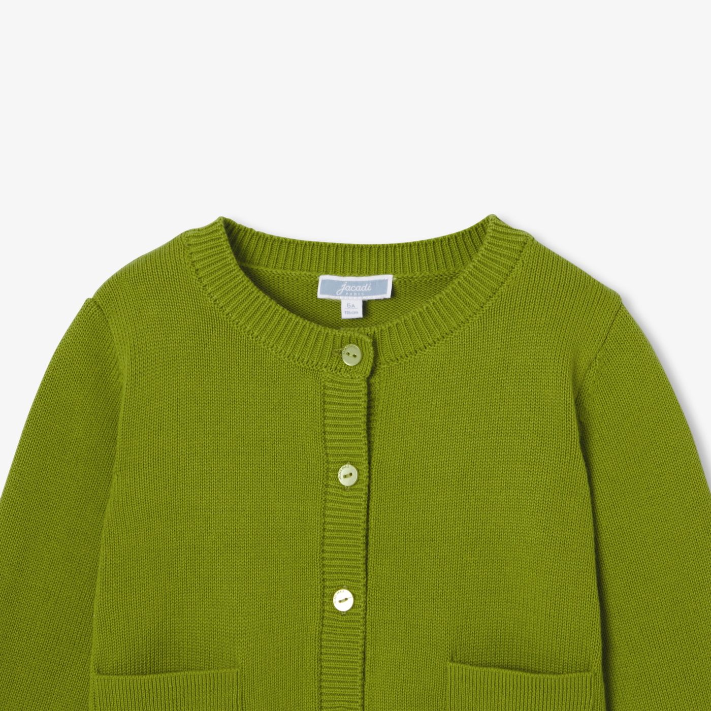 Girl cotton jersey cardigan