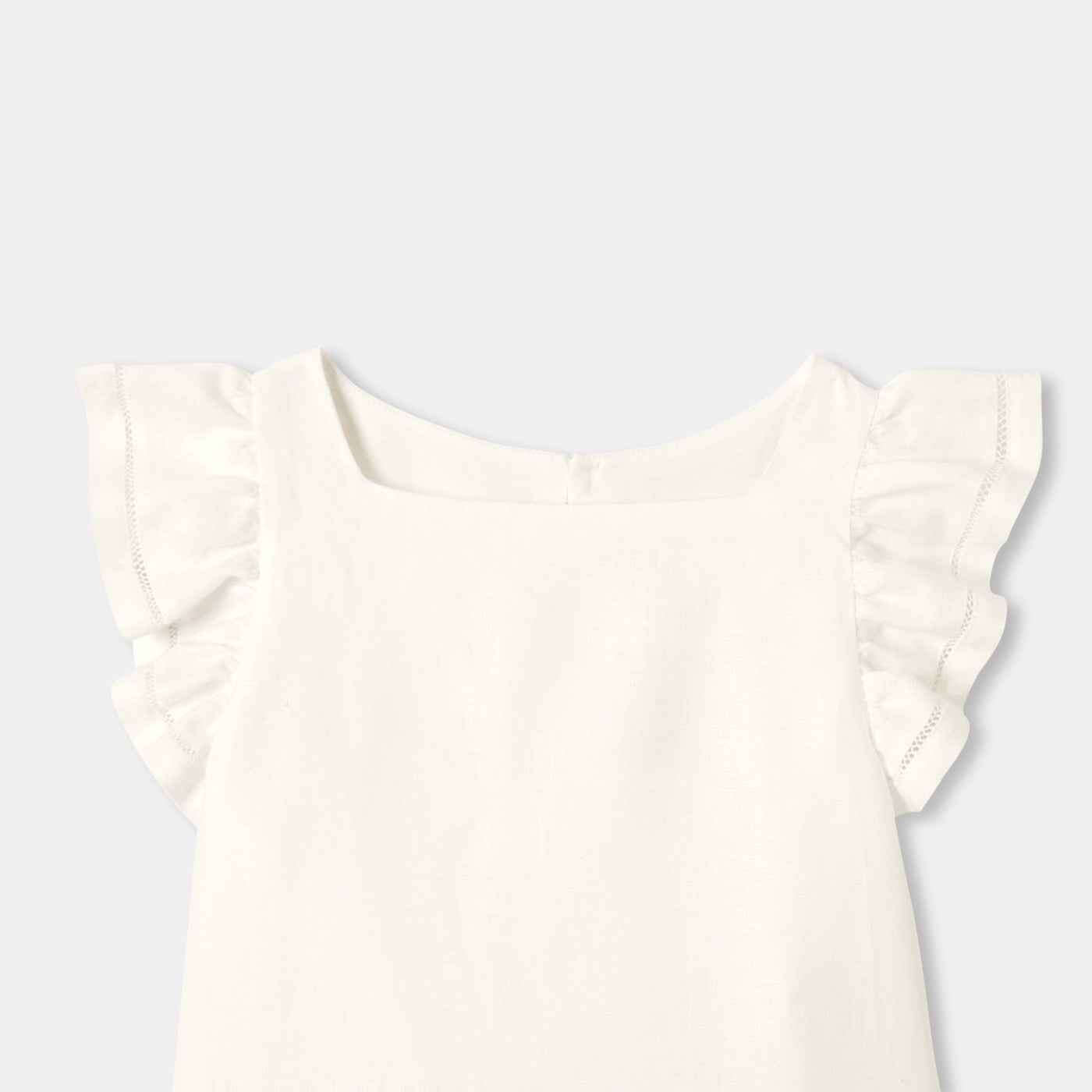 Top in Linen Girl - Ivory