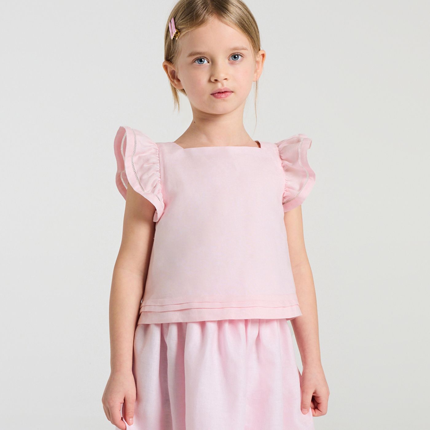 Girls' linen top