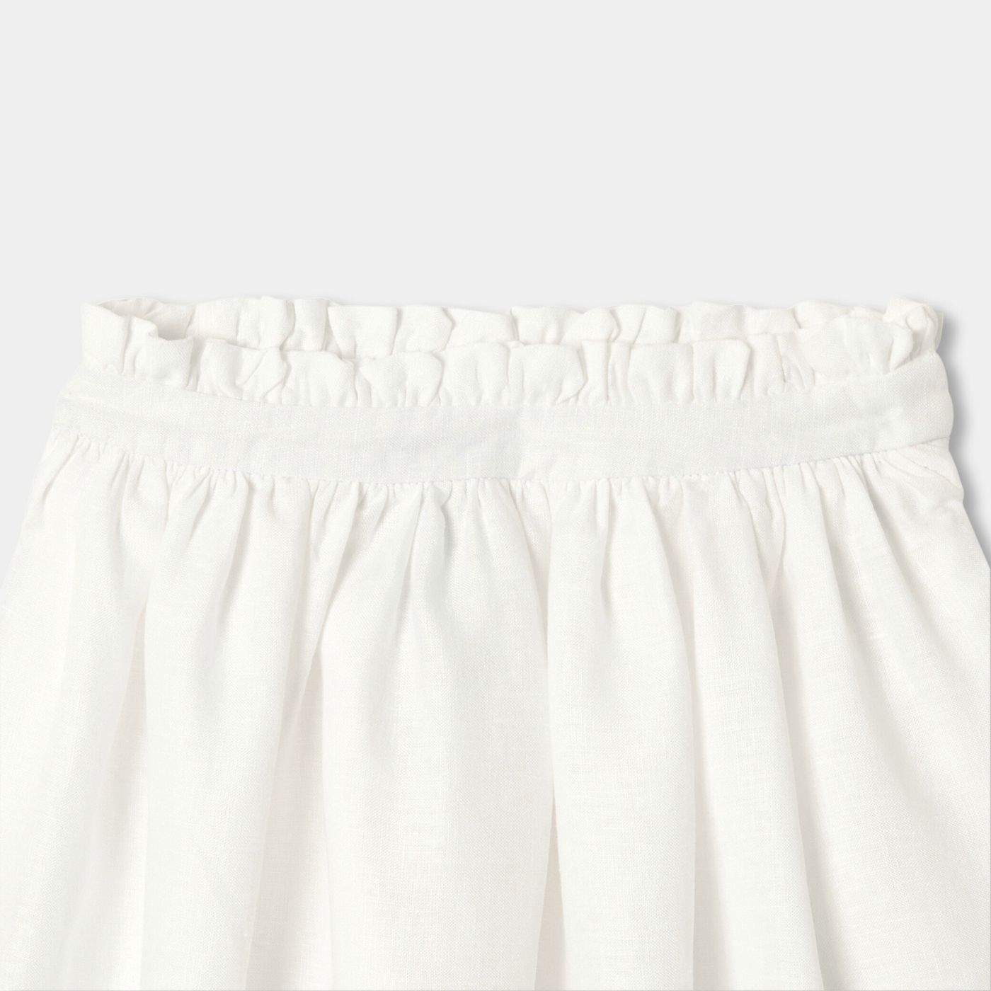 Skirt in Linen Girl - Ivory