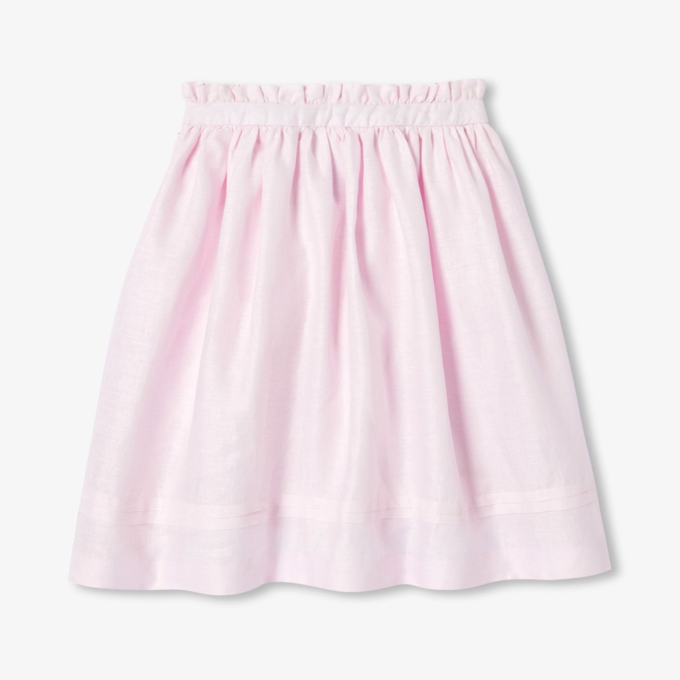 Skirt in Linen Girl - Rosa Pallido Jacadi