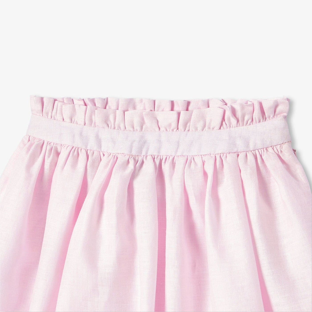 Skirt in Linen Girl - Rosa Pallido Jacadi