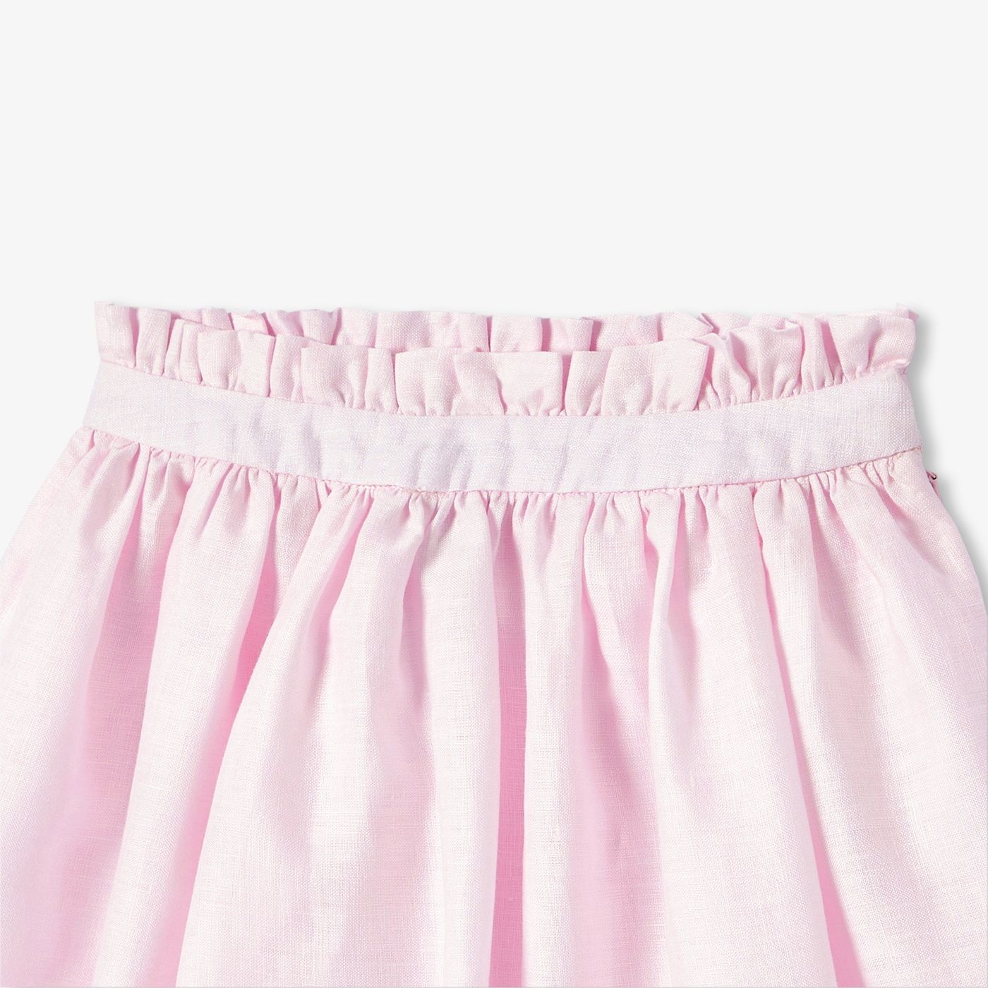 Skirt in Linen Girl - Rosa Pallido Jacadi