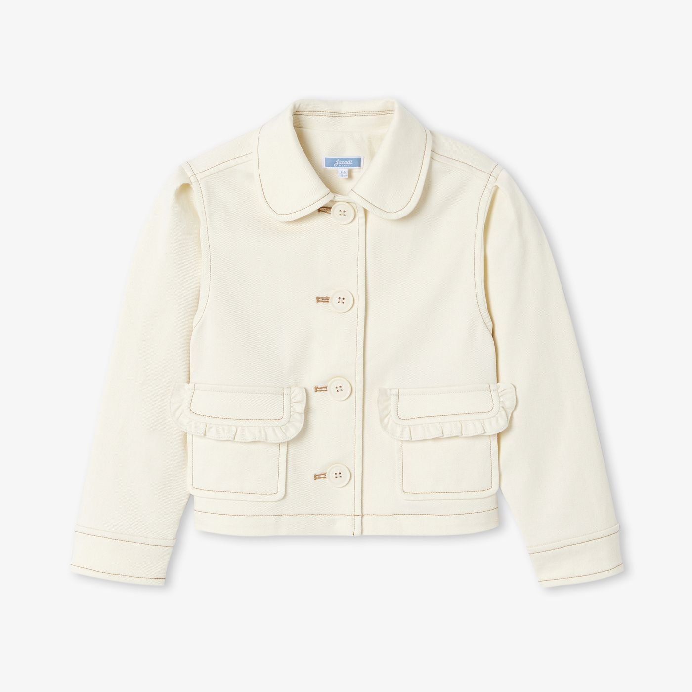 Jacket Di Jeans Girl - Ecru