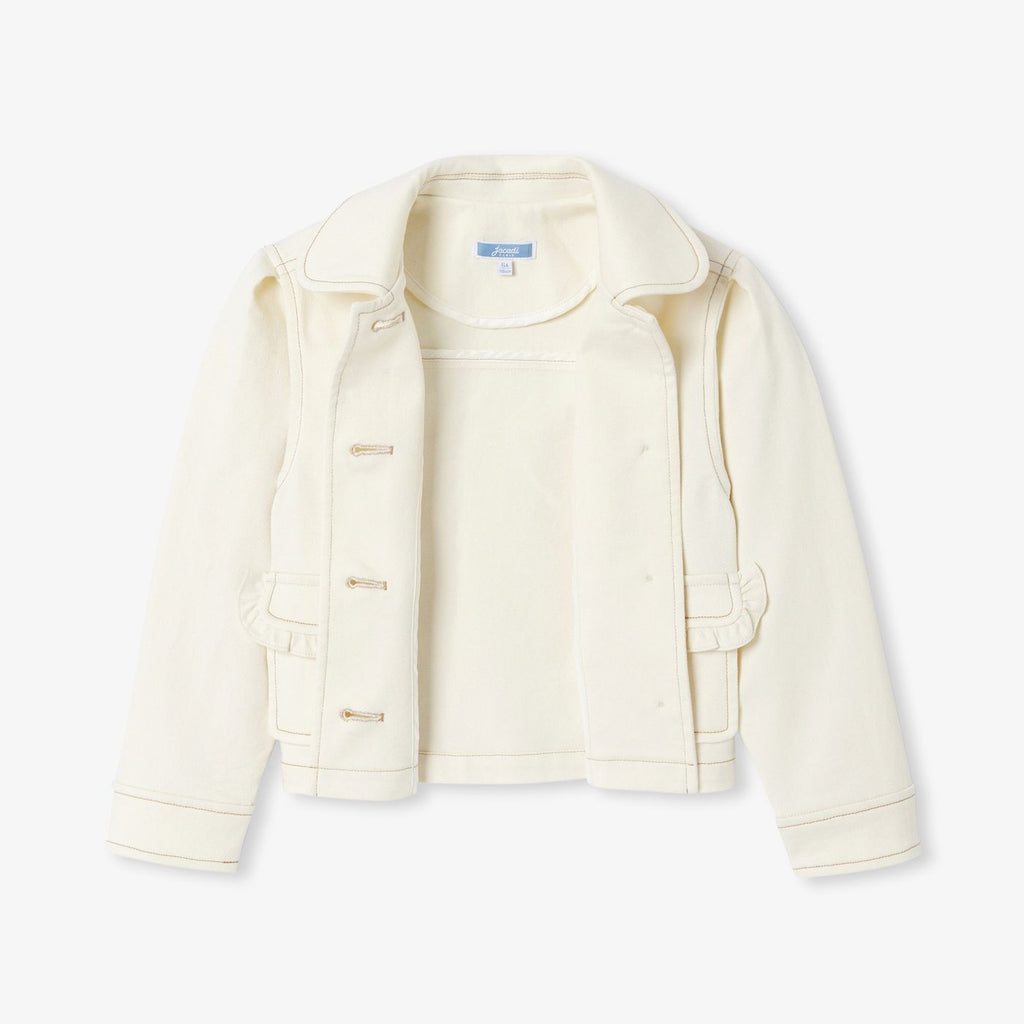 Jacket Di Jeans Girl - Ecru