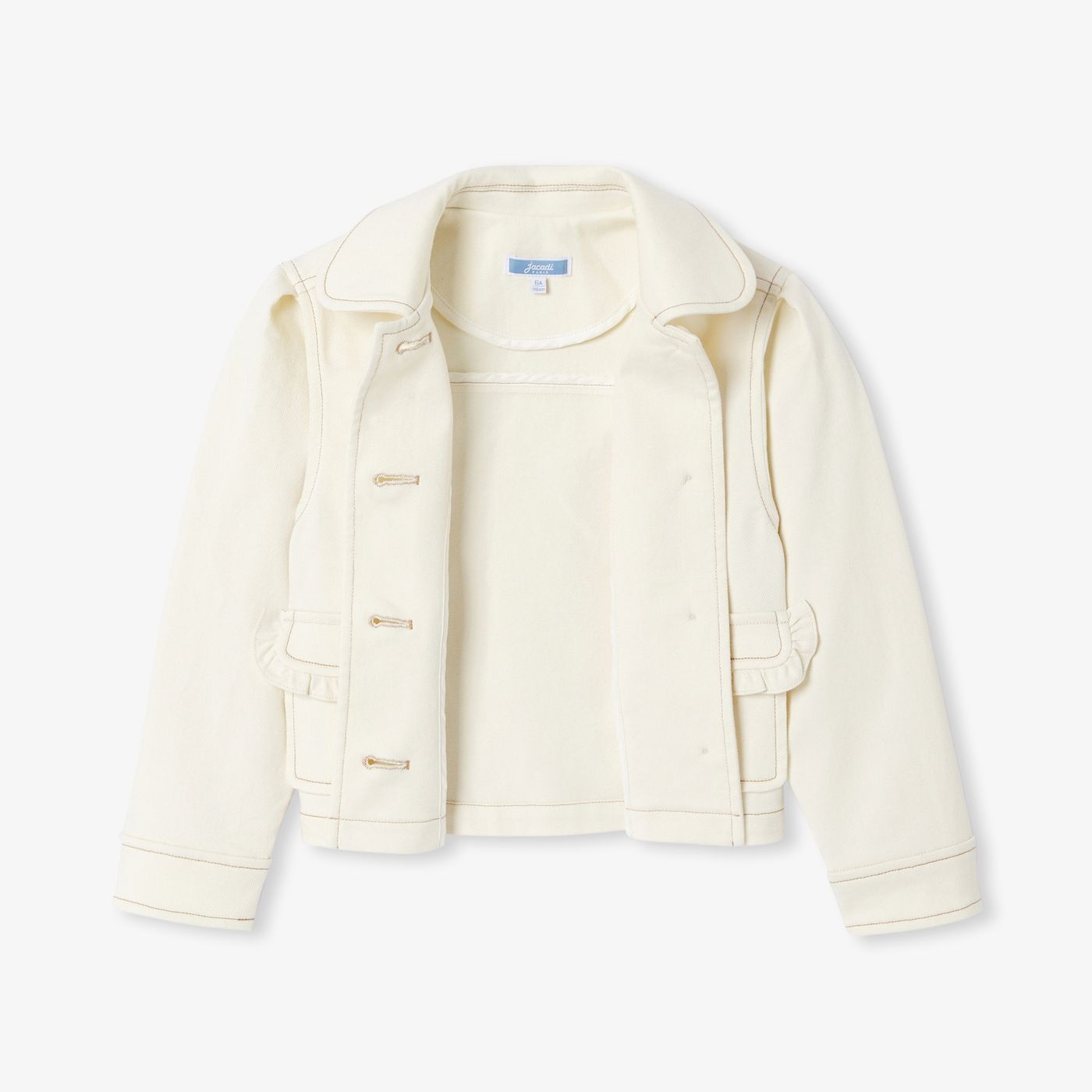 Jacket Di Jeans Girl - Ecru