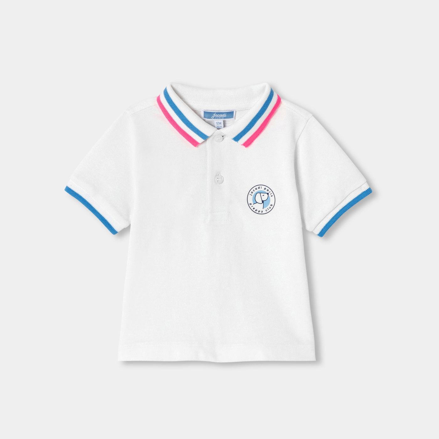 Short-sleeved Polo shirt Shirt in Cotton Pique Baby Boy - Jacadi White