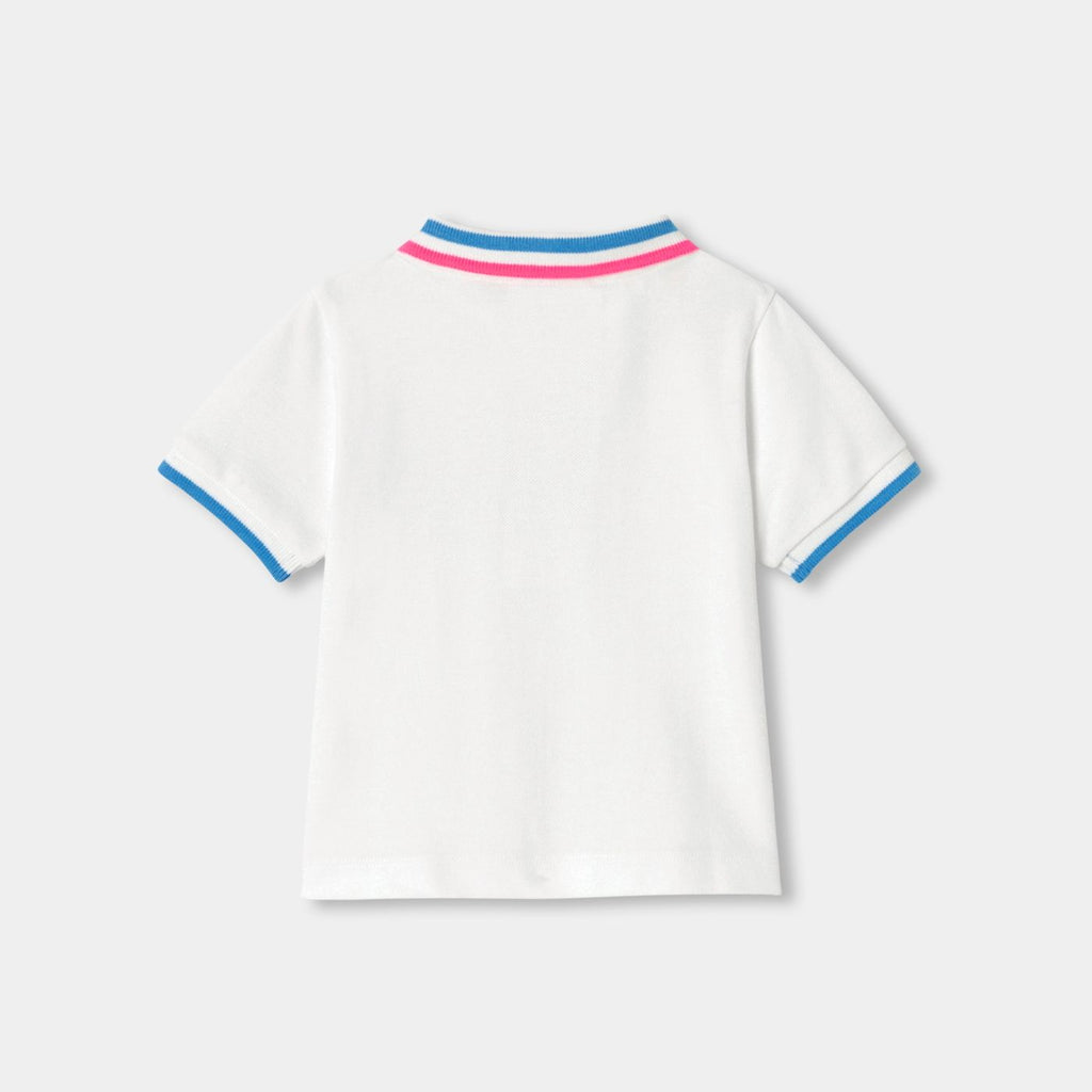 Short-sleeved Polo shirt Shirt in Cotton Pique Baby Boy - Jacadi White
