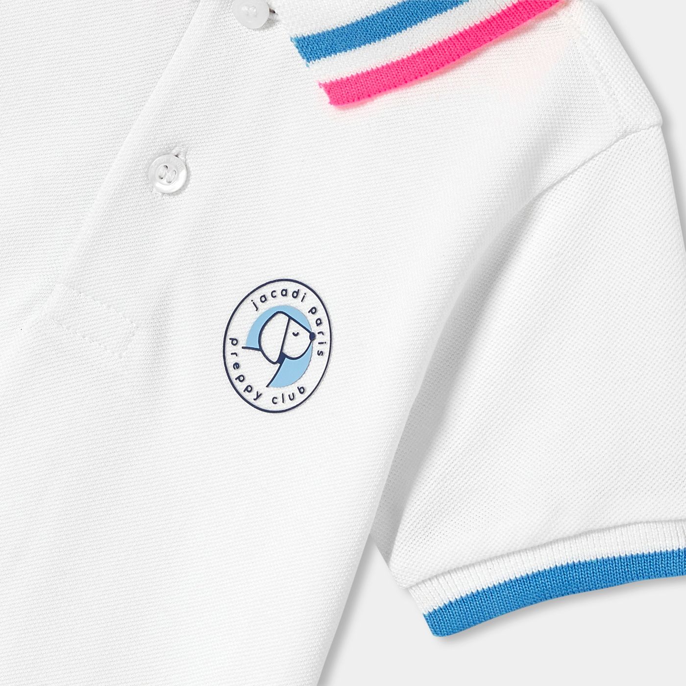Short-sleeved Polo shirt Shirt in Cotton Pique Baby Boy - Jacadi White