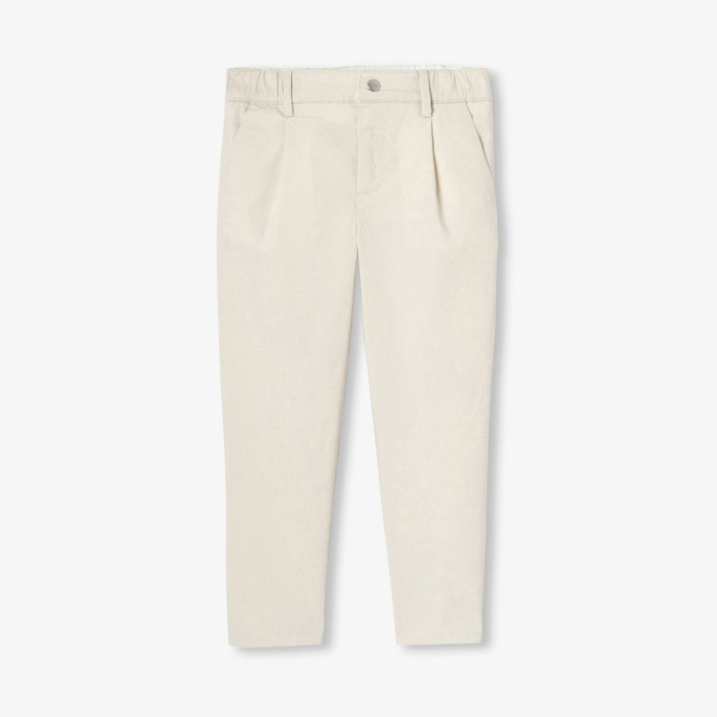 Trousers in Twill Boy - Cream