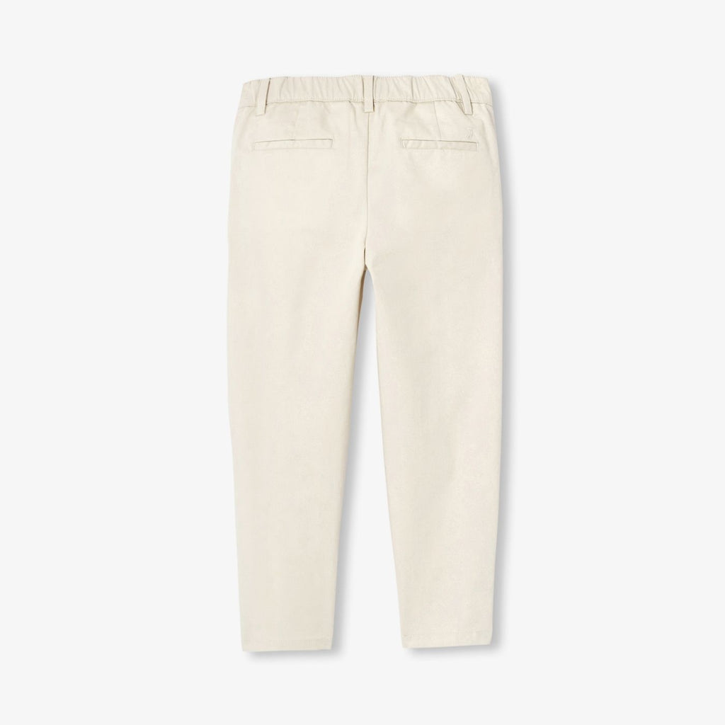Trousers in Twill Boy - Cream