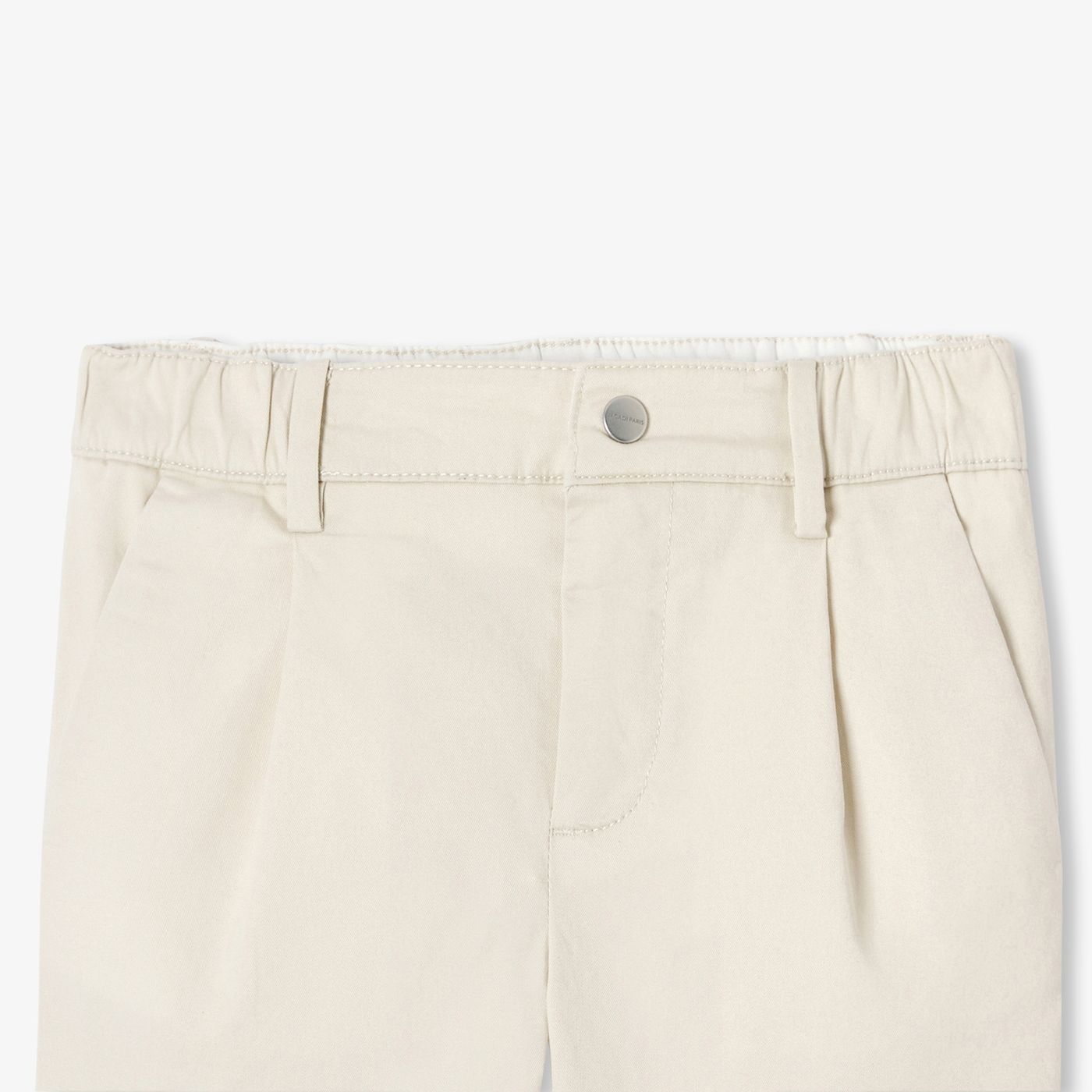 Trousers in Twill Boy - Cream