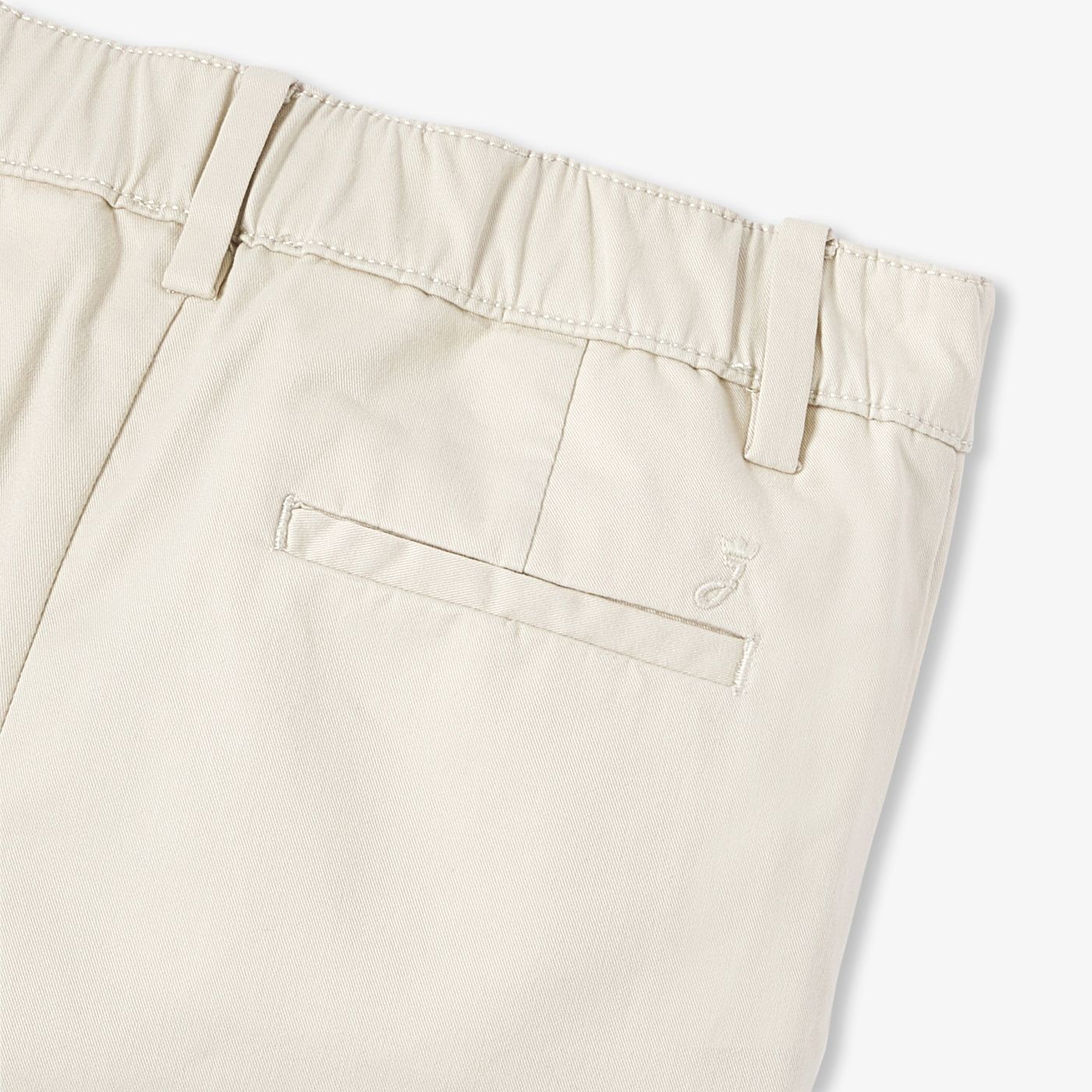 Trousers in Twill Boy - Cream