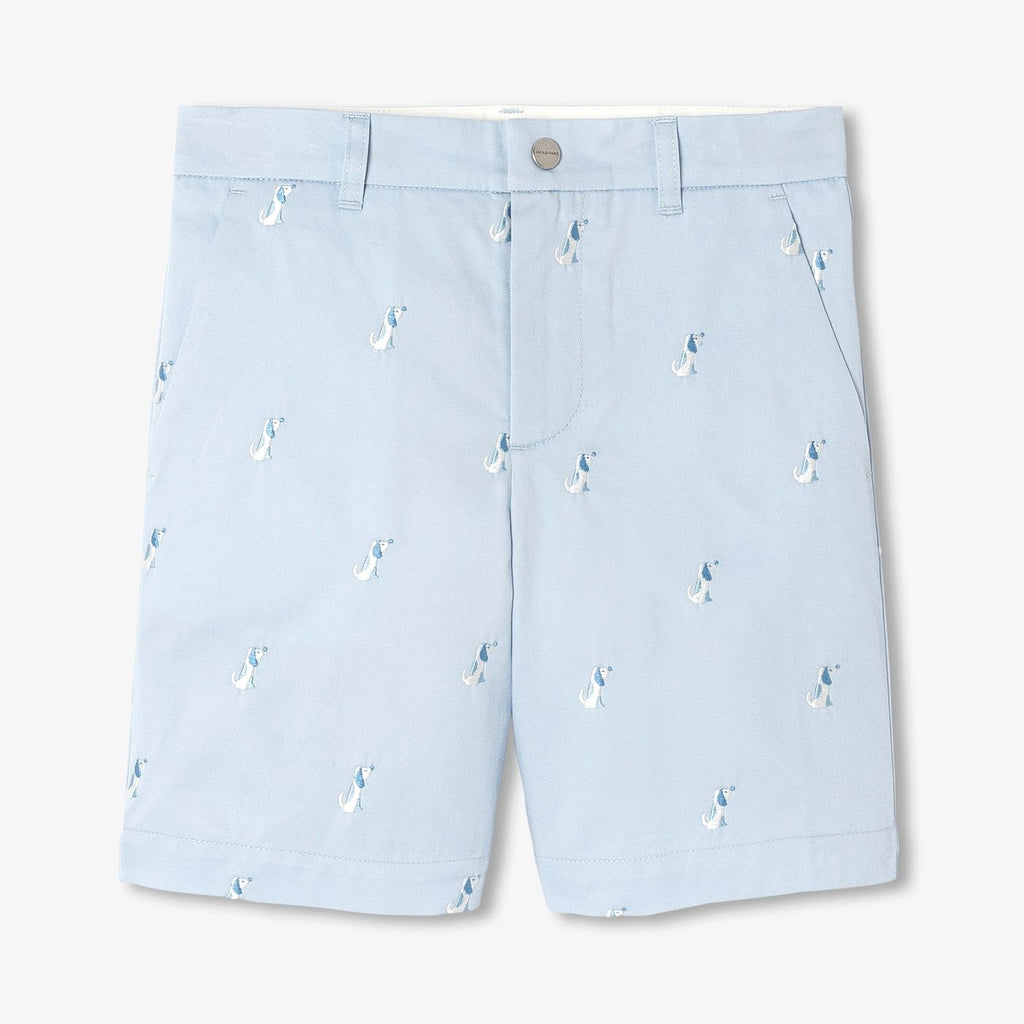 Boys' cotton twill Bermuda shorts shorts