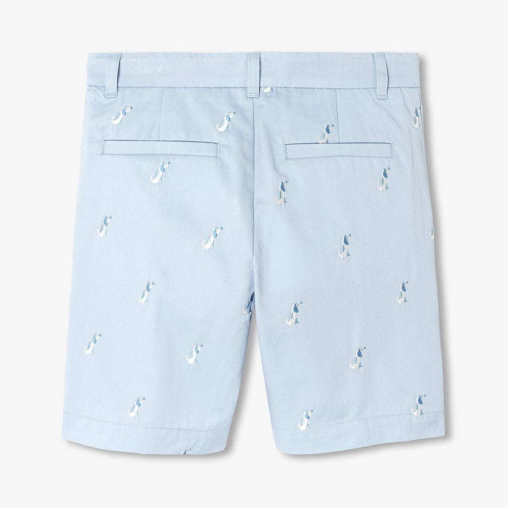 Boys' cotton twill Bermuda shorts shorts