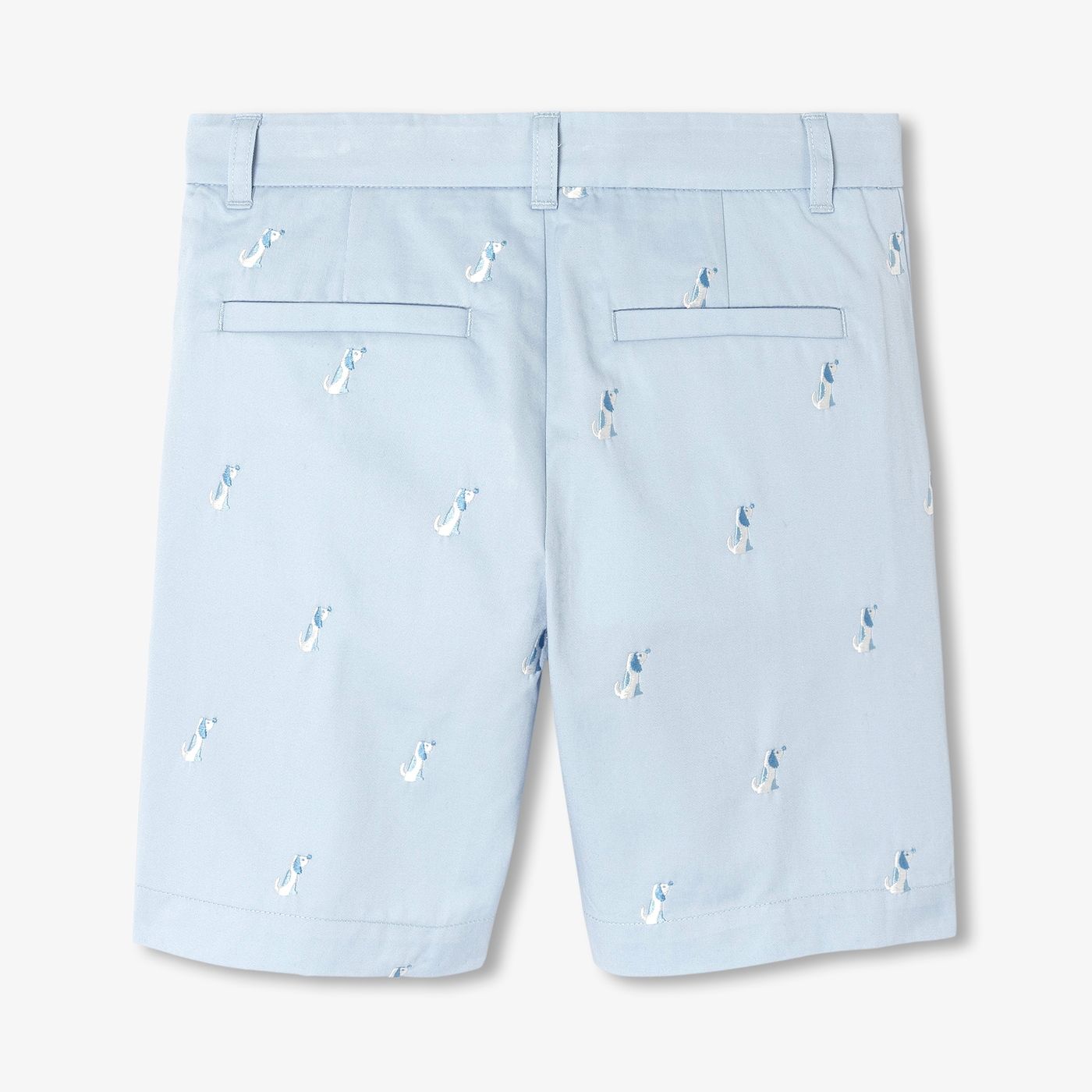 Boys' cotton twill Bermuda shorts shorts
