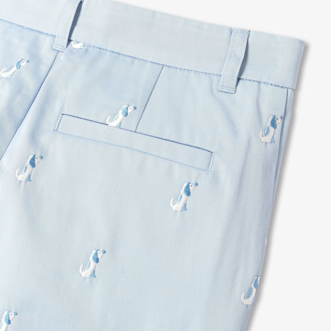 Boys' cotton twill Bermuda shorts shorts