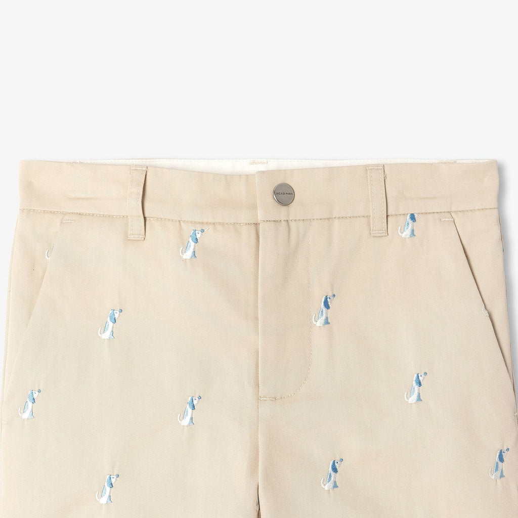 Boys' cotton twill Bermuda shorts shorts