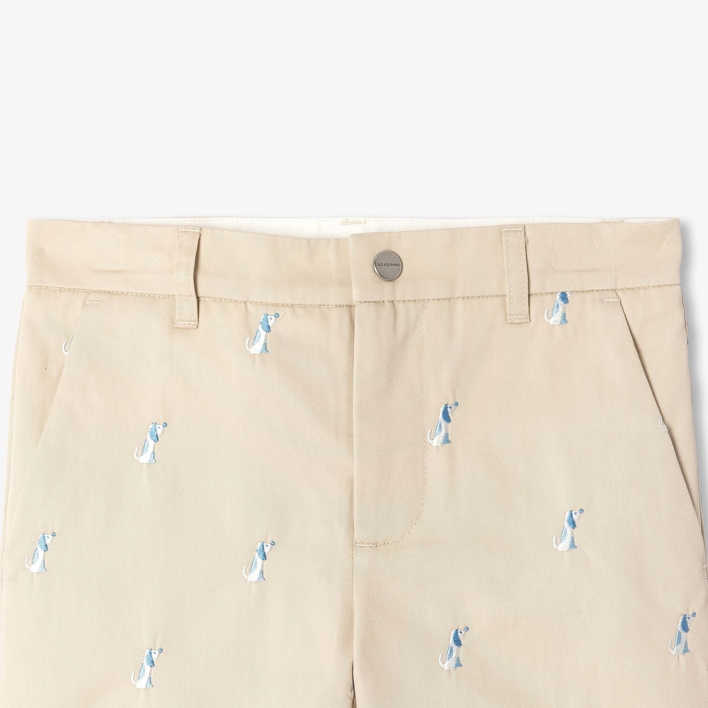 Boys' cotton twill Bermuda shorts shorts