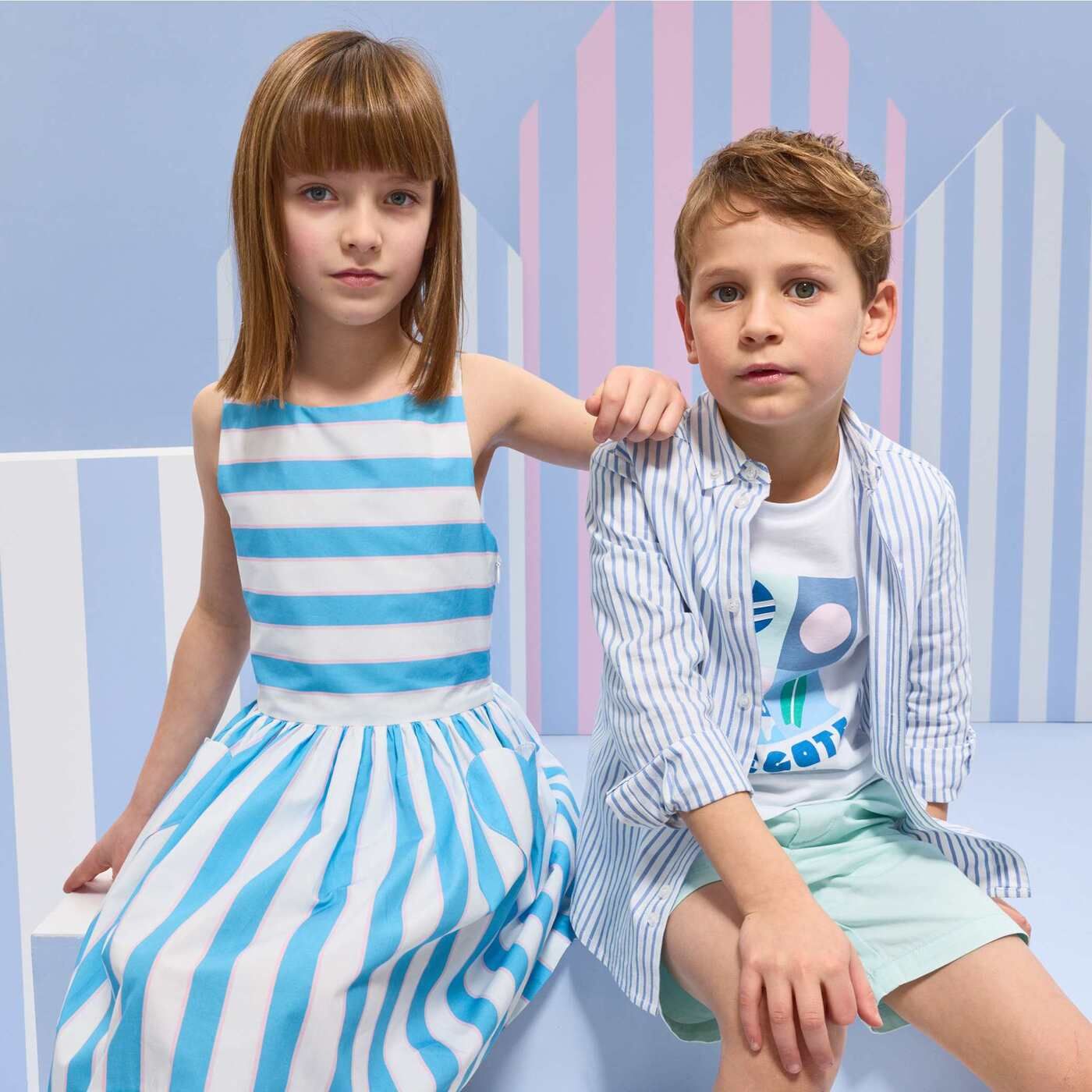 Boy cotton twill Bermuda Shorts Shorts shorts shorts