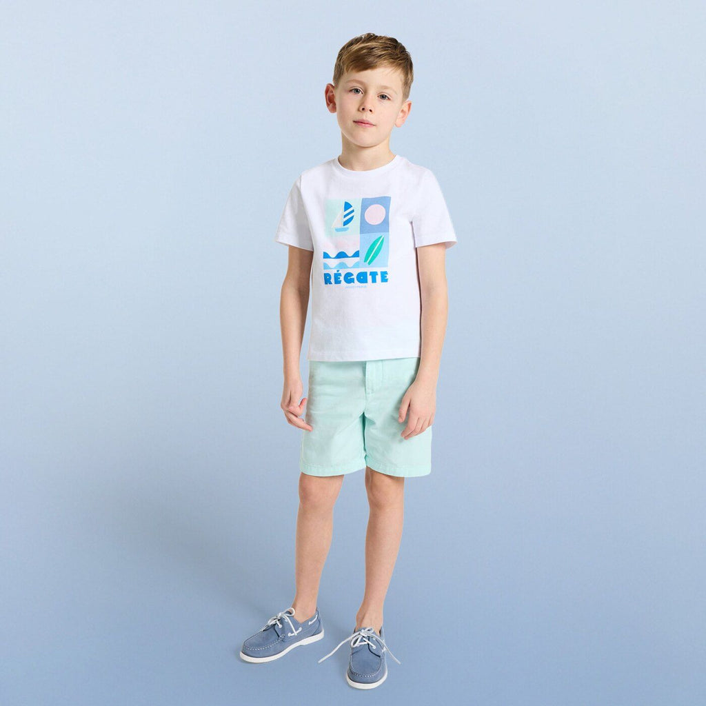 Boy cotton twill Bermuda Shorts Shorts shorts shorts