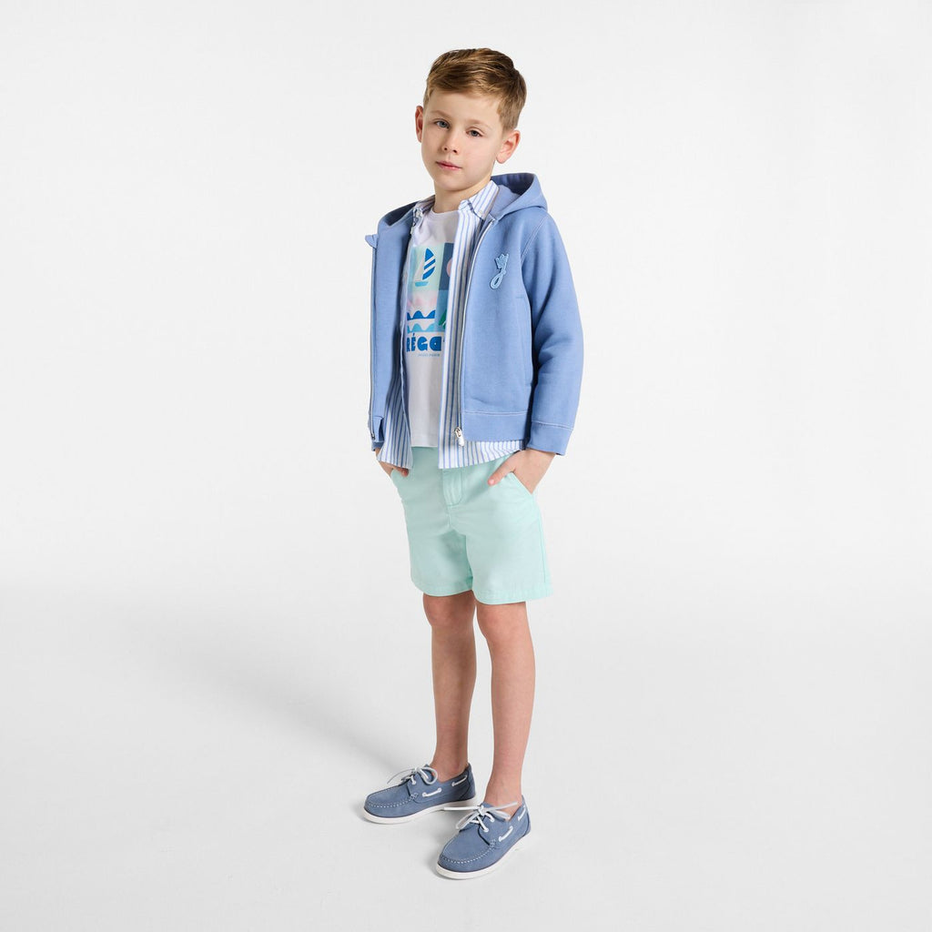 Boy cotton twill Bermuda Shorts Shorts shorts shorts