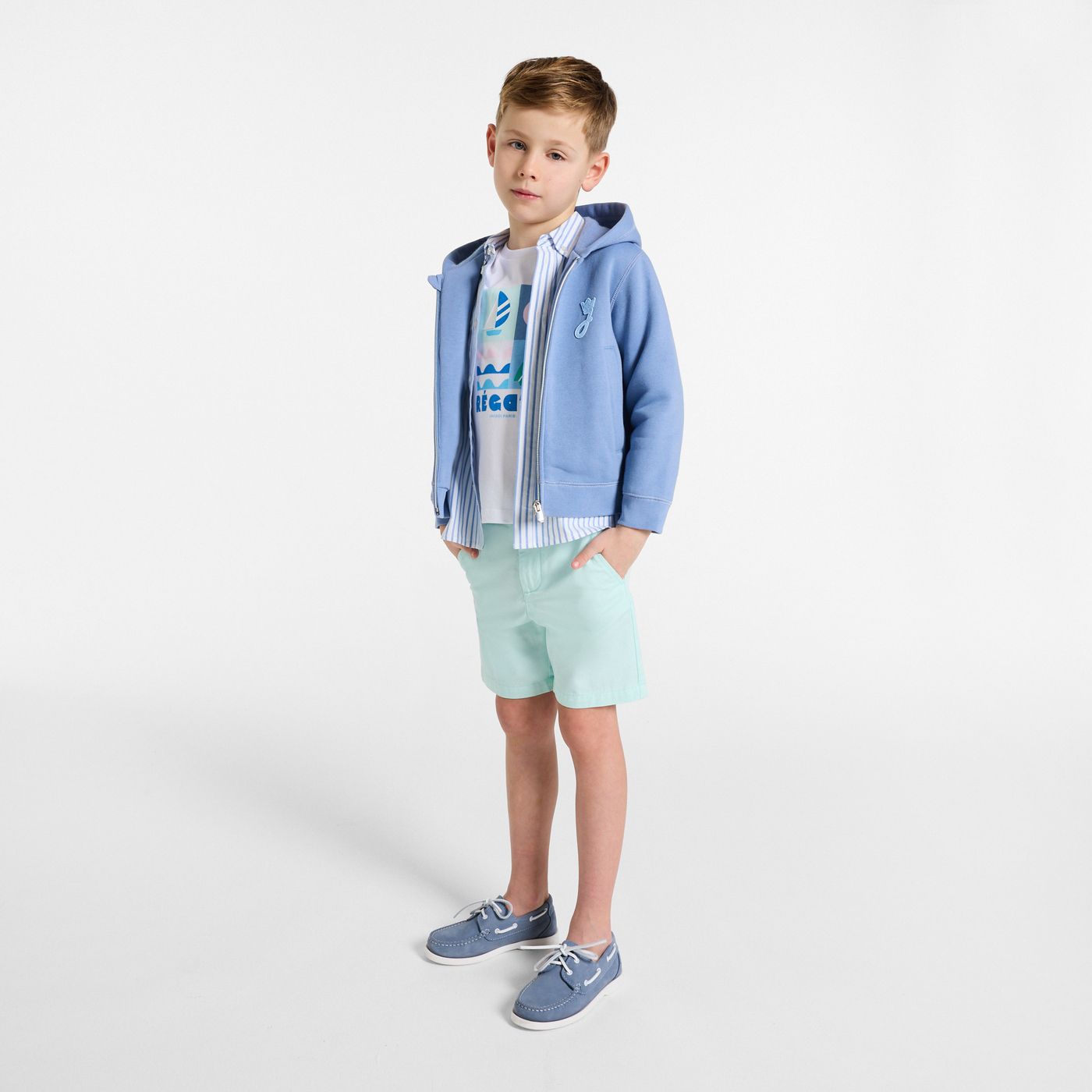 Boy cotton twill Bermuda Shorts Shorts shorts shorts