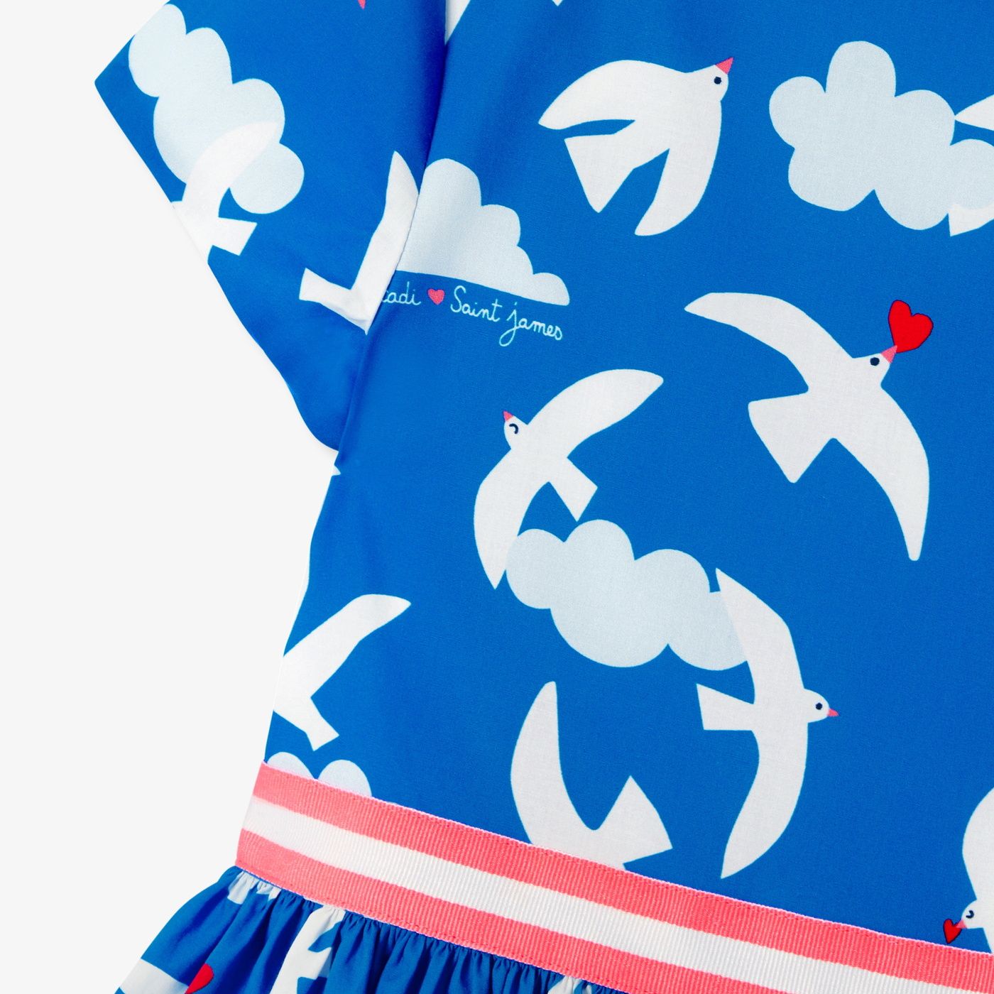 Dress Jacadi x Saint James Girl - Blue/Multicolour