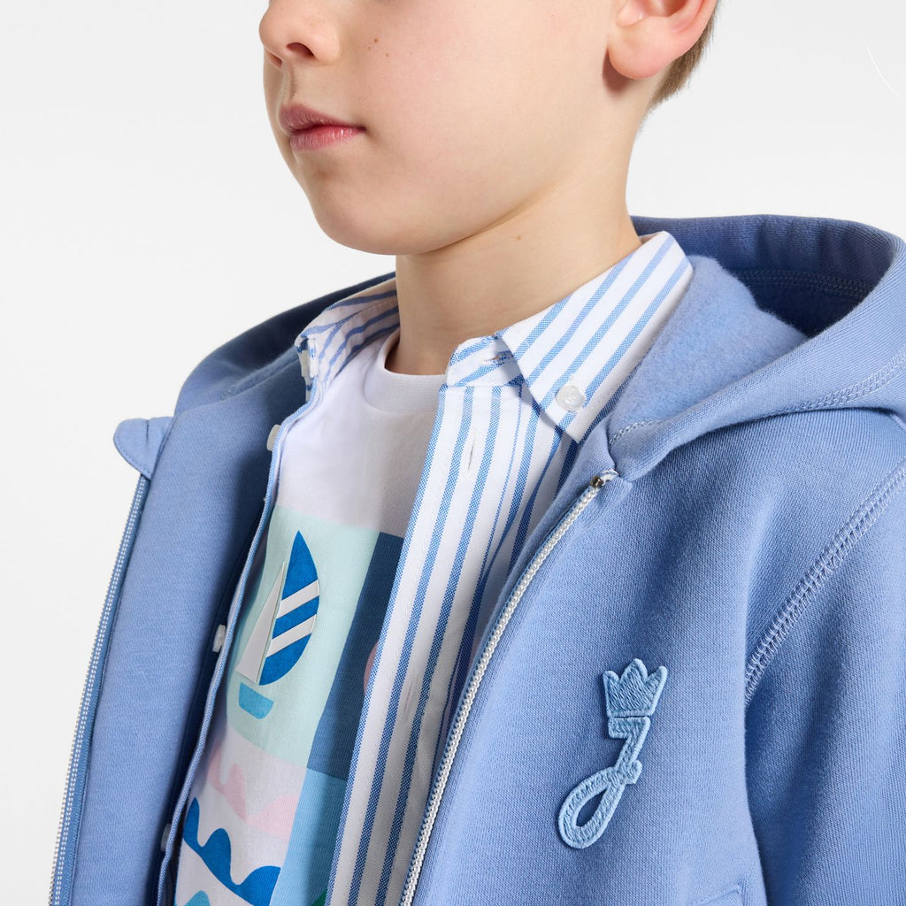 Boys' fleece zip-up sweatshirt
