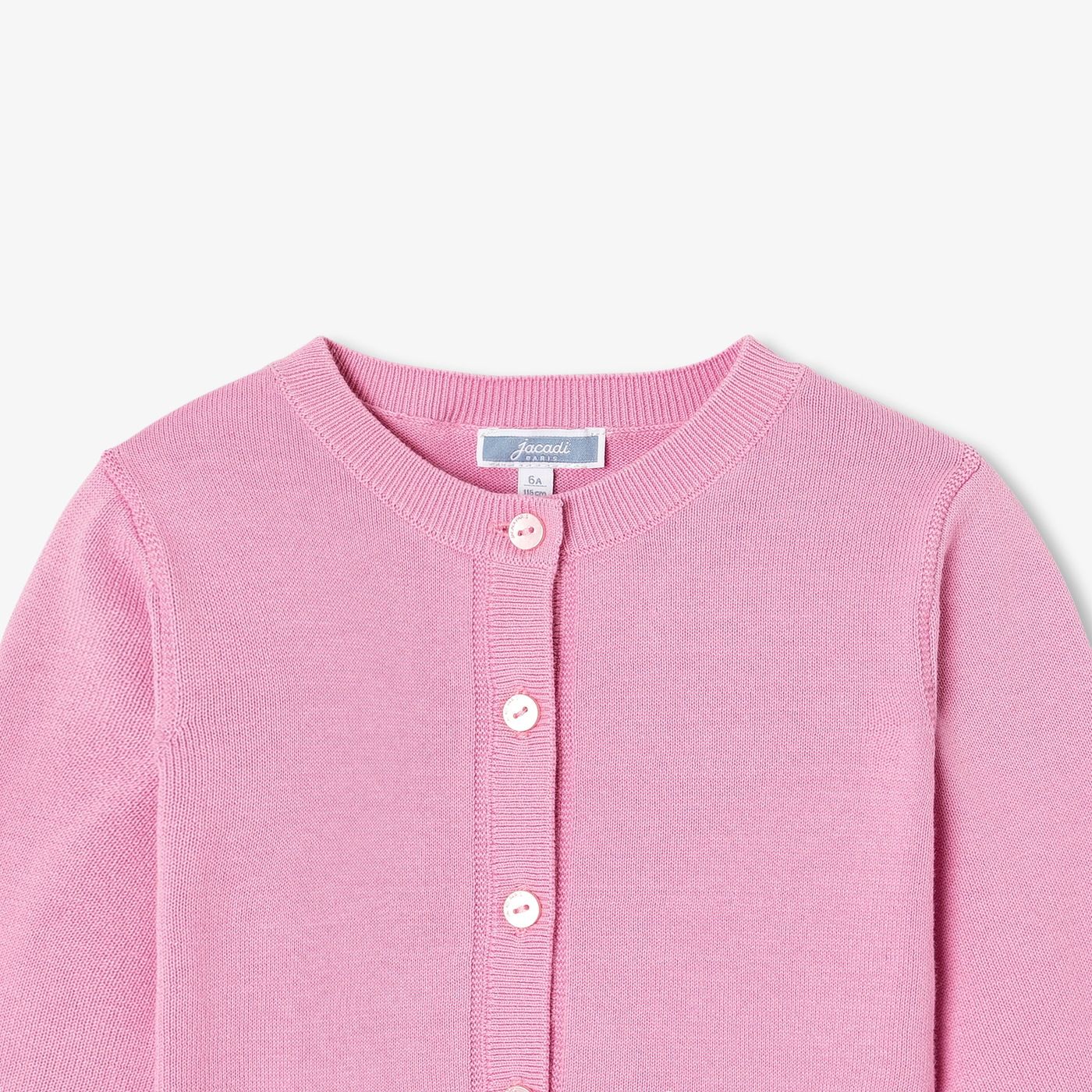 Cardigan in Jersey Girl - Lilas Clair