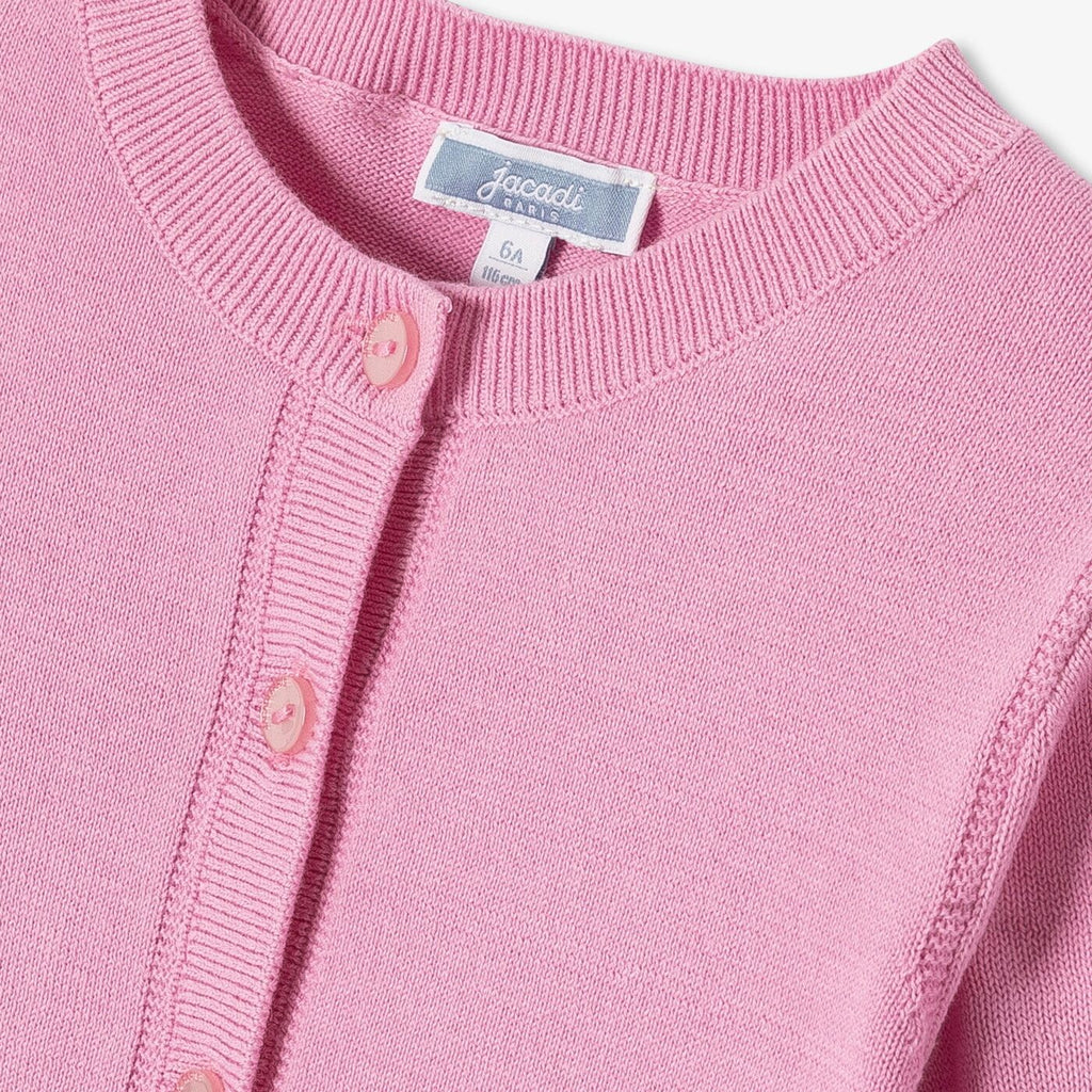 Cardigan in Jersey Girl - Lilas Clair