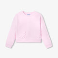 Girl long-sleeve puff-sleeve sweatshirt - Pink