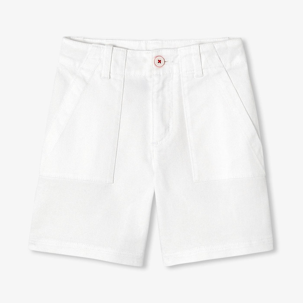 Boy Jacadi x Saint James twill Bermuda shorts - White