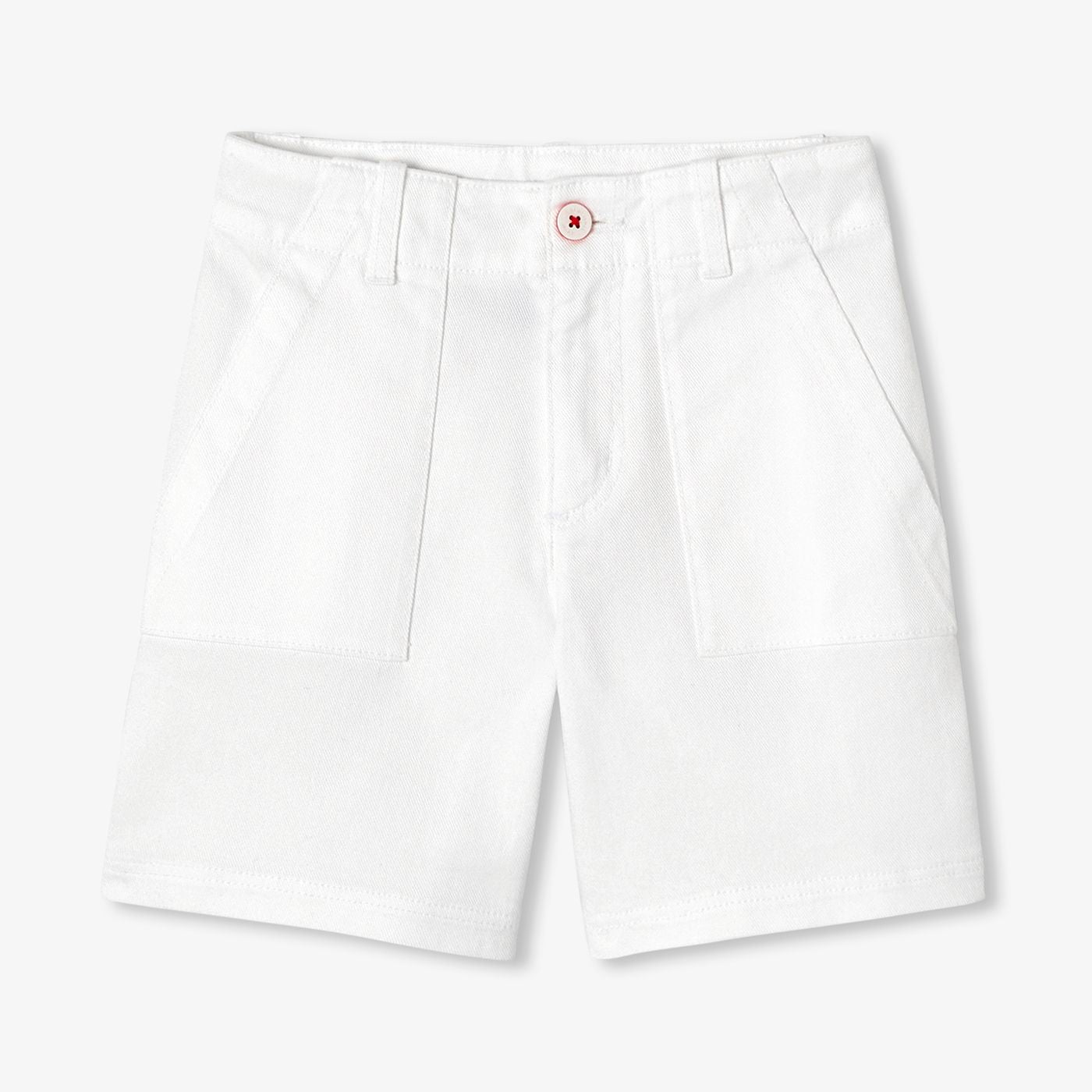 Boy Jacadi x Saint James twill Bermuda shorts - White