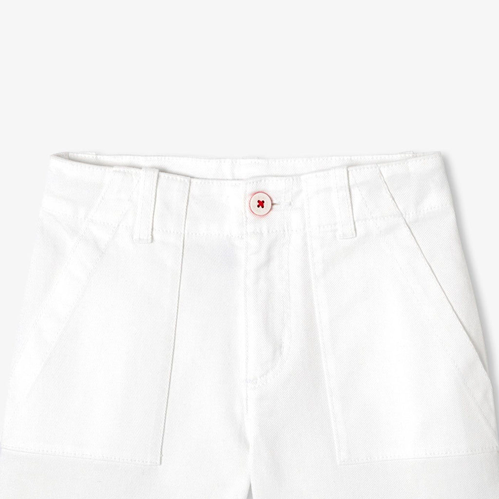 Boy Jacadi x Saint James twill Bermuda shorts - White