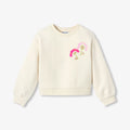 Girl sweatshirt top - Cream