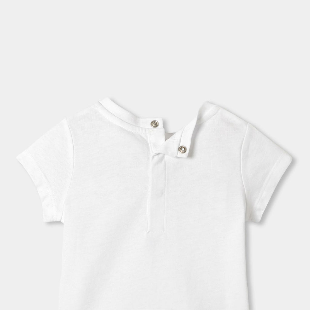 T-shirt Short-sleeved in Cotton Baby Girl - Jacadi White