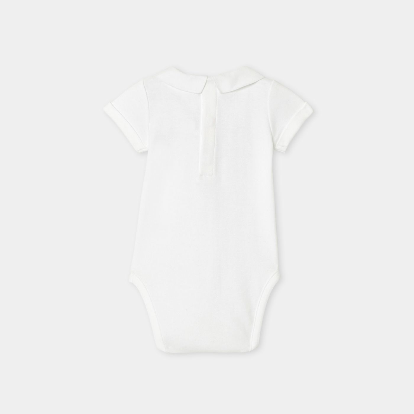 Baby boy short-sleeved cotton bodysuit