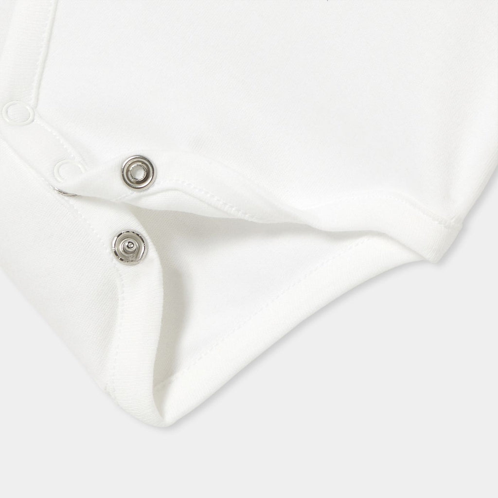 Baby boy short-sleeved cotton bodysuit