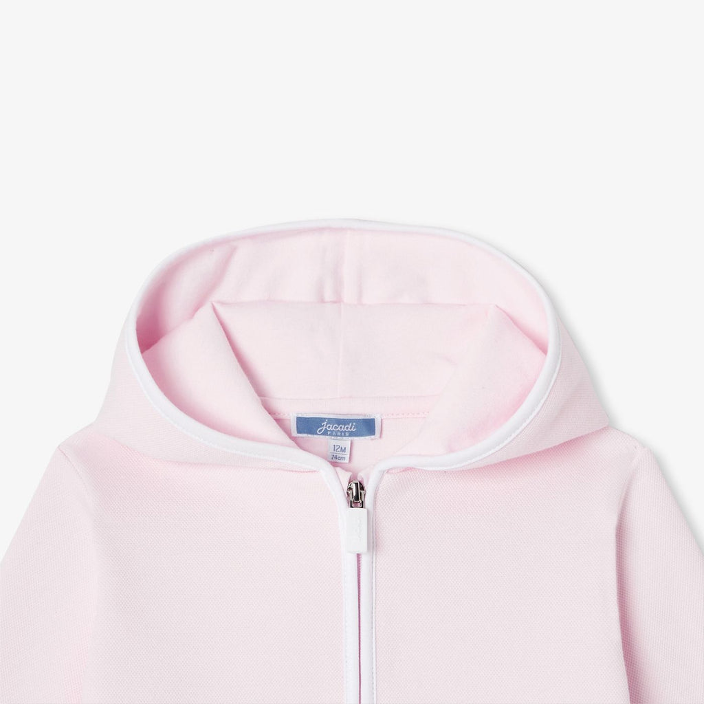 Outfit Set Jogging in Top Piqué Baby Girl - Rosa Cipria Jacadi