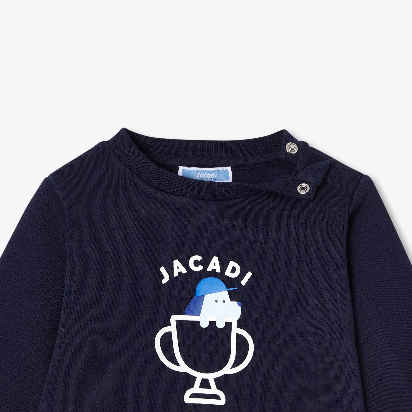 Baby boy sweatshirt top - Navy Blue Jacadi
