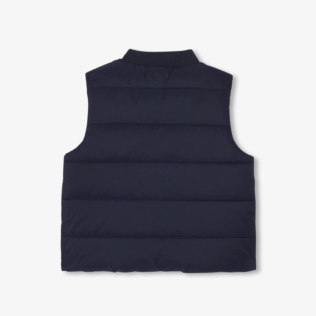 Baby boy reversible sleeveless jacket