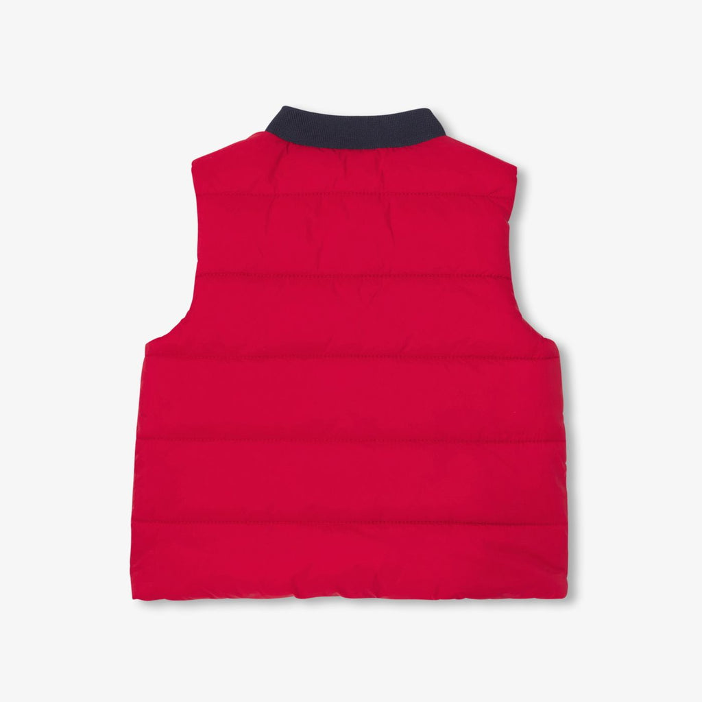 Baby boy reversible sleeveless jacket