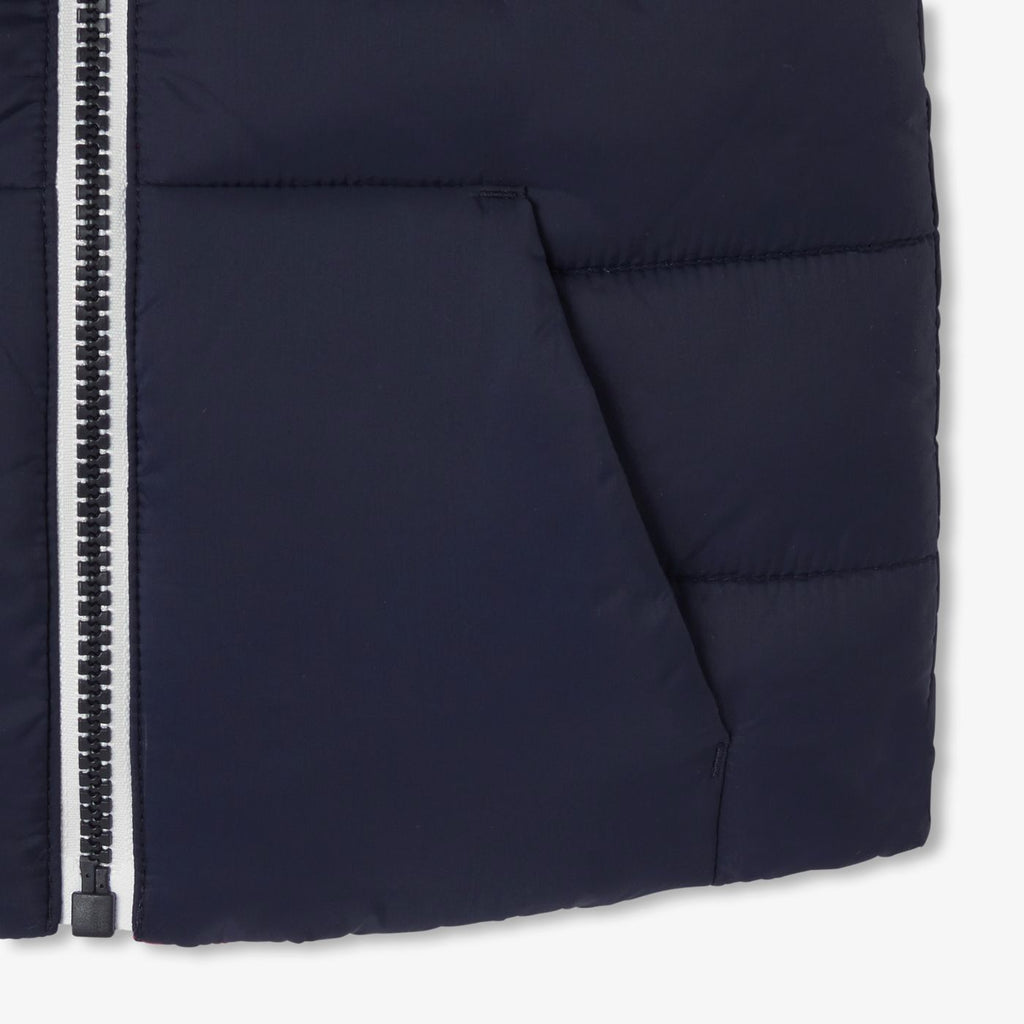 Baby boy reversible sleeveless jacket