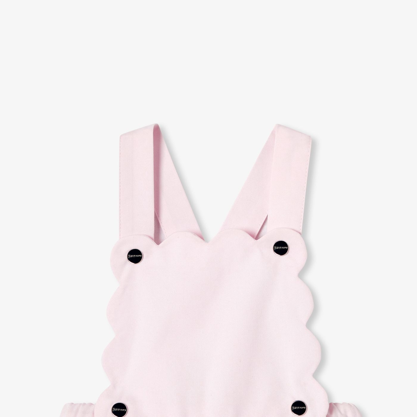 Dungarees in Cotton Twill Baby Girl - Jacadi Powder Pink