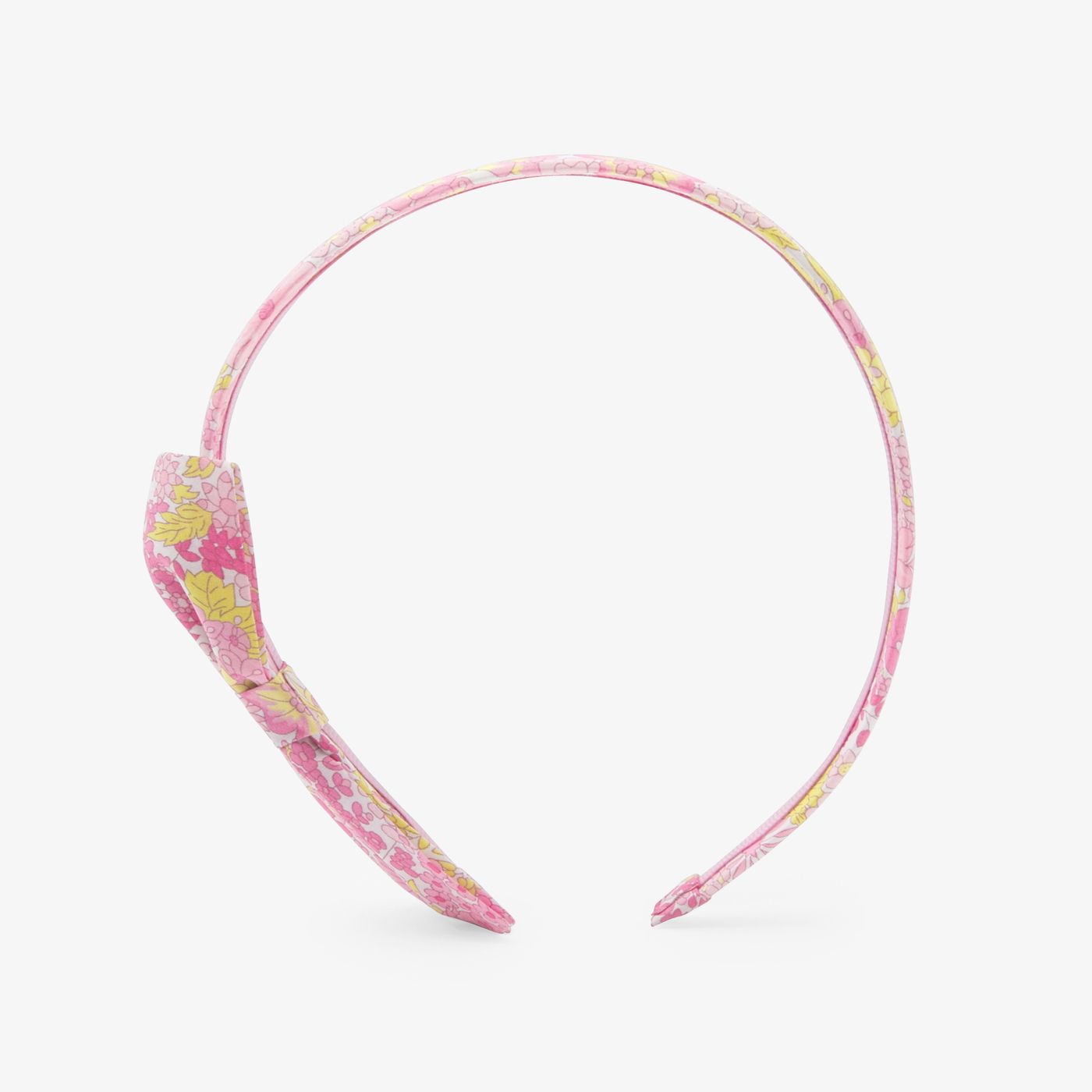 Cerchietto in Liberty Fabric Girl - Giallo/Multicolour