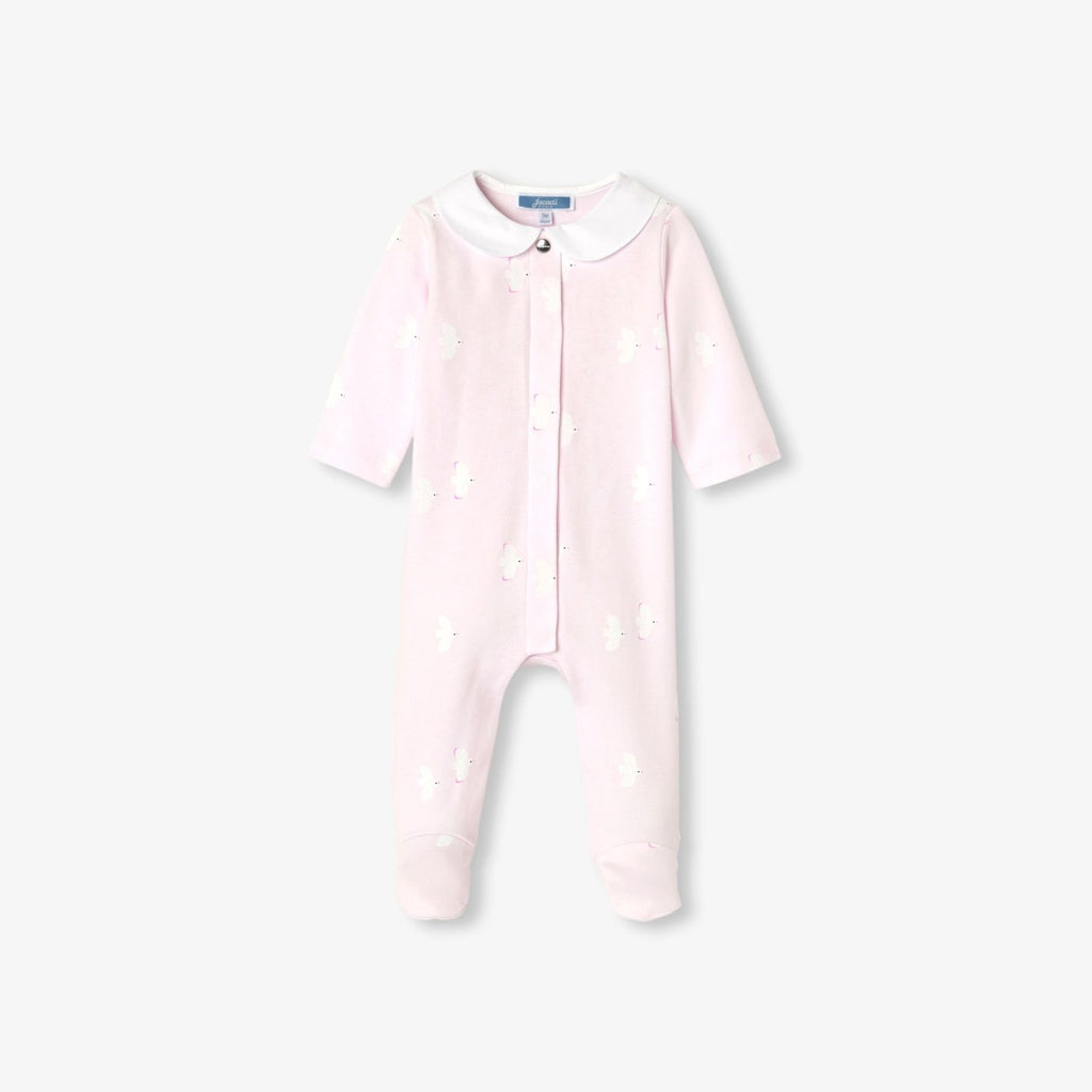 Baby girl cotton interlock pyjamas - Pink/Multicolour