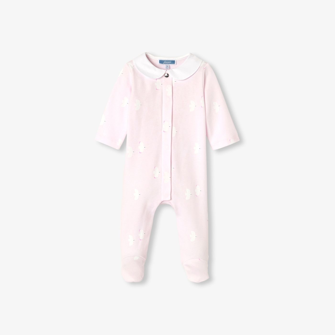 Baby girl cotton interlock pyjamas - Pink/Multicolour