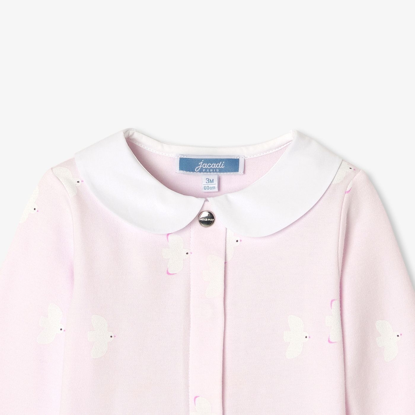 Baby girl cotton interlock pyjamas - Pink/Multicolour