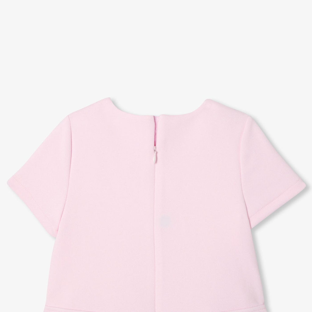Girl pique knit dress - Jacadi Powder Pink